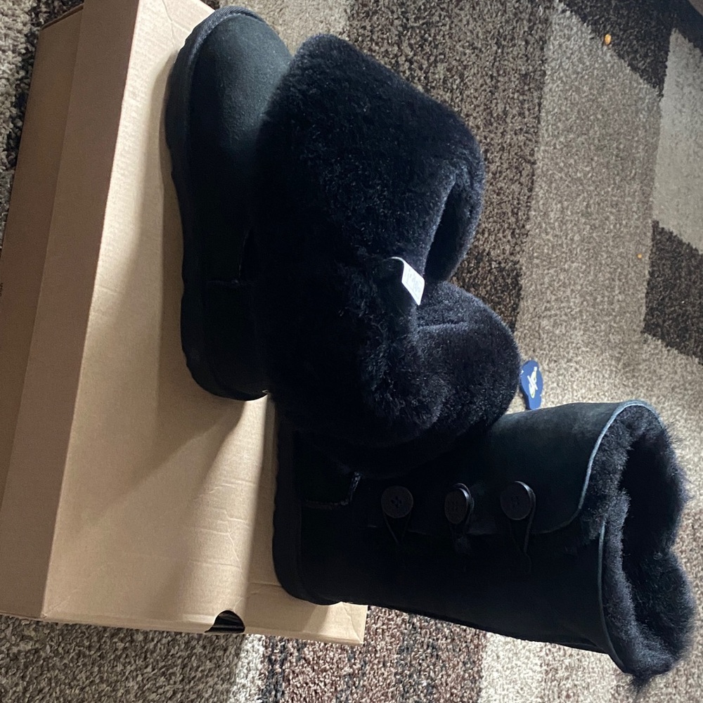 UGG Kids Black Boots
